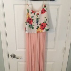 Floral Blush Maxi